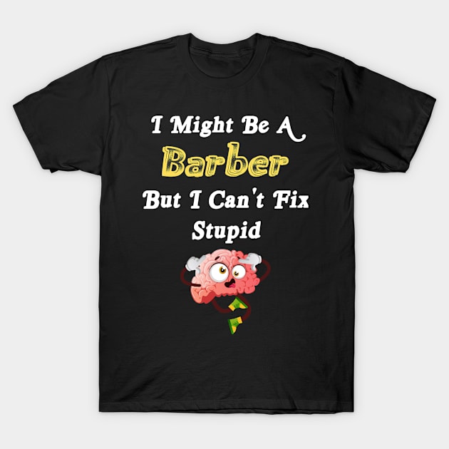 barber shop T-Shirt by Mdath